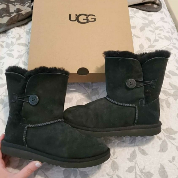 UGG Other - Black Bailey Button Uggs